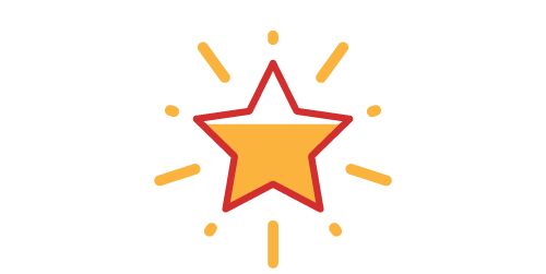 Image of 2500 points star