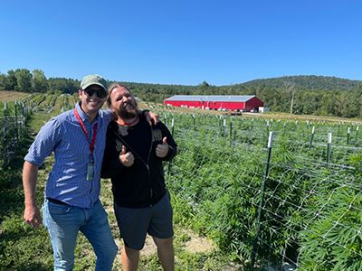 Fine Fettle employees at their grow site