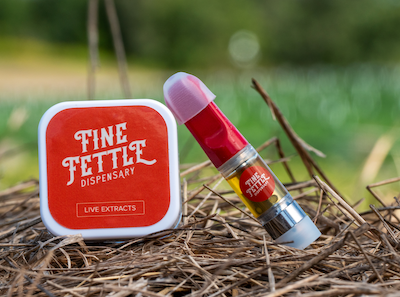 Photo of live resin concentrates packaging